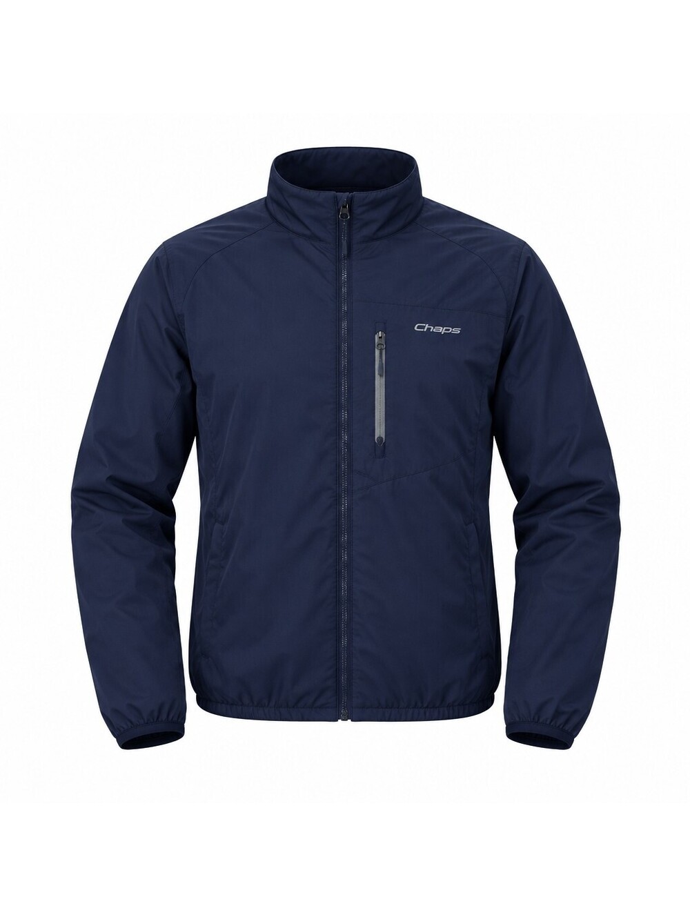 Brookfield Men's Navy Blue Lightweight Windbreaker Jacket, Size Medium